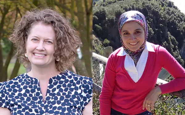 Beth Albright and Dina Abdul Karim Photo
