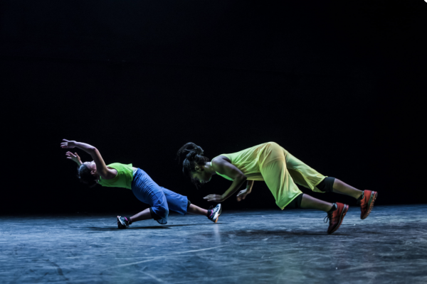 Two Dancers from Abby Z and the New Utility Dancing