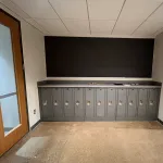 View of the Collaboratory's locker space.