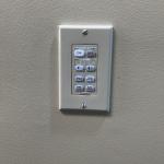 The display controls in the conference room.