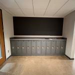 View of the Collaboratory's locker space.