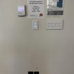 Lighting and projector controls in the Collaboratory.